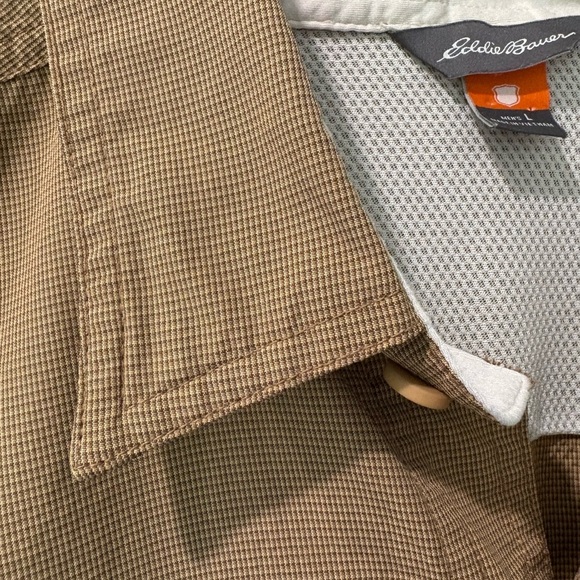 Men’s Eddie Bauer Sport Shop Long Sleeve Button Down Fishing Shirt |Large - Picture 3 of 8